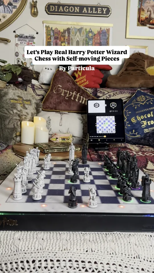 Tiff Dalton playing on the GoChess Wizard Alive board